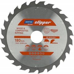 Norton NORTON PIŁA TARCZOWA 180mm x 30mm x 24z DREWNO I KOMPOZYTY ATB (2,8 / 1,8) 13683856 5450248769446