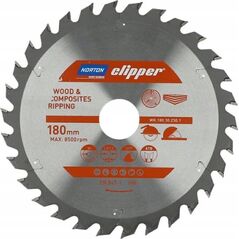 Norton NORTON PIŁA TARCZOWA 180mm x 30mm x 30z DREWNO I KOMPOZYTY ATB (2,8 / 1,8) 13683857 5450248769453