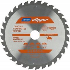 Norton NORTON PIŁA TARCZOWA 225mm x 30mm x 32z DREWNO I KOMPOZYTY ATB (2,6 / 1,6) 13683863 5450248769545