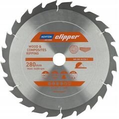Norton NORTON PIŁA TARCZOWA 280mm x 30mm x 24z DREWNO I KOMPOZYTY ATB (3,2 / 2,2) 13683864 5450248769651