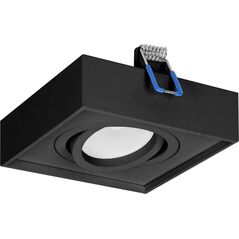 Lampa sufitowa Orno SORMUS S ramka dekoracyjna oprawy punktowej, MR16/GU10 max 50W, regulowana, kwadrat, czarna,AD-OD-6168/B 13683994 5908254821776
