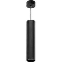 Lampa wisząca Orno BARBRA PLR GU10 oprawa wisząca max 35W, IP20, okrągły, czarny, aluminium,AD-OP-6189BGU10 13684000 5908254818288