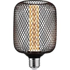 Paulmann Źródło światła LED METALLIC GLOW ZYL czarny Spiral E27 4,2W 200lm 1800K 230V 13684377 4000870290835