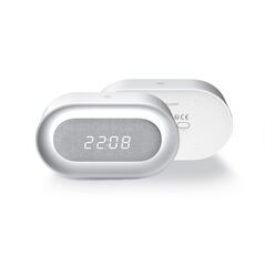 Alarm Clock with LED Night Light PURE FNL-07 AKSEL white long Forever Light 5907457736504