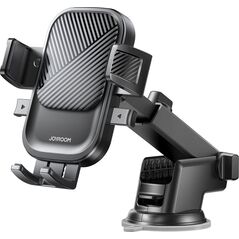 Joyroom Uchwyt samochodowy do telefonu na deskę rozdzielczą czarny Uchwyt samochodowy do telefonu na deskę rozdzielczą czarny 13703550 6956116795023