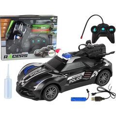 LeanToys Auto Sportowe R/C Policja Czarne Zdalnie Sterowane 13756756 5905679071878