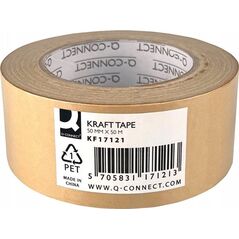 Q-Connect Taśma papierowa Q-CONNECT KRAFT, 50mm, 50m, 130 mic 13757125 5705831171213