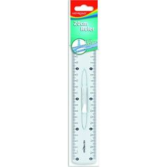 Keyroad Linijka plastikowa KEYROAD, 20cm, z uchwytem, zawieszka 13757137 6954884512972