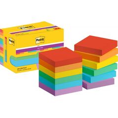 3M Post-It 7100258794, Square, Multicolour, Paper, 47.6 mm, 47.6 mm, 90 sheets 13802557 4064035065713