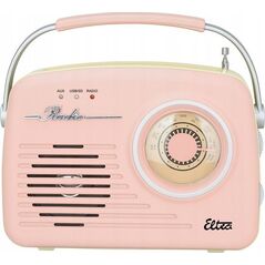 Radio Eltra Radio LUIZA RETRO SP-11 MP3 USB SD Różowe 13811494 5907727028513