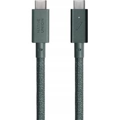 Kabel USB Native Union USB-C - USB-C 2.4 m Zielony (BELT-PRO2-GRN-NP) 13811830 4895200477099