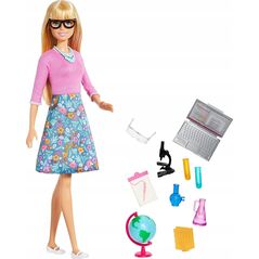 Lalka Barbie Mattel BRB KARIERA NAUCZYCIELKA Z LAPTOPEM GJC23 WB4 13812971 887961808230