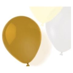 AMSCAN 8 Balonów lateksowych Gold Brush 25,4cm / 10" 8 szt 9904898 13813511 192937067390