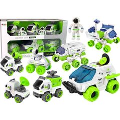 LeanToys Zestaw Pojazdów Kosmicznych 6w1 Łazik Satelita Astronom Dla Dzieci 13813851 5905323211872