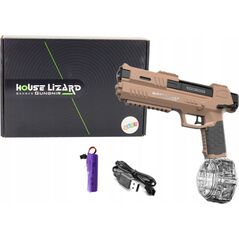 LeanToys Pistolet Broń Na Wodę Automatyczny Brązowy Przeźroczysty Pojemnik 13813969 5905991026273
