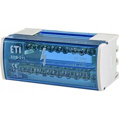 Etipo Blok rozdzielczy 125A 2P 11-zaciskowy EDB-211 Etibox ETI Polam 001102301 13815934 3838895633327