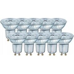 Ledvance 10x Żarówka LED Osram 4,3W (50W) GU10 PAR16 36D 350lm 4000K neutralna 230V reflektor 36 stopni 4058075036703 13815994 4058075036703