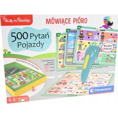 Clementoni CLE Mówiące pióro 500 pytań Pojazdy 50929 13819151 8005125509294