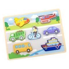 Viga Viga 44701 Puzzle na podkładce 7 elementów- transport 13828280 6971608447013