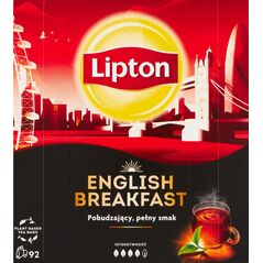 Lipton Herbata LIPTON czarna, English Breakfast, 92 torebki 13828628 8720608014422