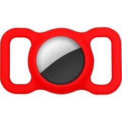 OEM AirTag Case na obrożę / pasek / szelki RED / CZERWONY 13839269 5901313585190