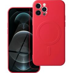 OEM Futerał SILICONE MAG COVER kompatybilny z MagSafe do IPHONE 12 Pro czerwony 13843682 5903396162541