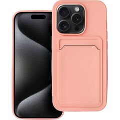 OEM Futerał CARD CASE do IPHONE 15 Pro różowy 13844286 5903396211850