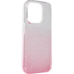OEM Futerał SHINING do IPHONE 15 Pro transparentny różowy 13844338 5903396212833