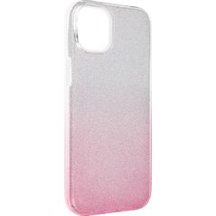 OEM Futerał SHINING do IPHONE 15 Plus transparentny różowy 13844368 5903396213823
