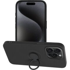 OEM Futerał SILICONE RING do IPHONE 15 Pro Max czarny 13844381 5903396213960