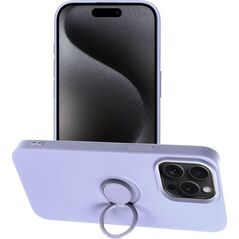 OEM Futerał SILICONE RING do IPHONE 15 Pro Max fioletowy 13844384 5903396214011