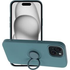 OEM Futerał SILICONE RING do IPHONE 15 zielony 13844385 5903396214028
