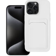 OEM Futerał CARD CASE do IPHONE 15 Pro Max biały 13844537 5903396217357