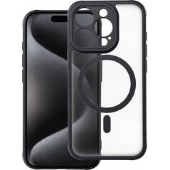 OEM Futerał FULL MATTE MAG COVER kompatybilny z MagSafe do IPHONE 15 Pro czarny 13844602 5903396219504