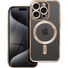 OEM Futerał ELECTRO MAG COVER kompatybilny z MagSafe do IPHONE 15 Pro złoty 13844886 5903396228155