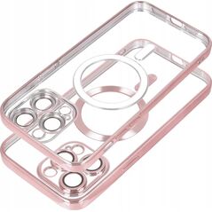 OEM Futerał ELECTRO MAG COVER kompatybilny z MagSafe do IPHONE 15 Pro złoty róż 13844887 5903396228162