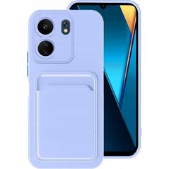 OEM Futerał CARD CASE do XIAOMI Redmi 13C / POCO C65 fioletowy 13845773 5903396262883