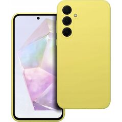 OEM Futerał SILICONE 2mm do SAMSUNG A35 5G żółty 13846360 5903396292972