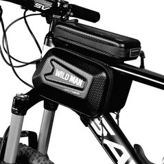 WildMan WILDMAN sakwa rowerowa na ramę na zamek  ES6 1L ( 4" - 7" ) czarna 13861752 5903396104732