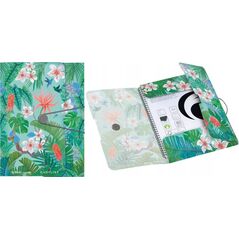 Piórnik Herlitz Herlitz Gummizugmappe PP A4 Ladylike Jungle 13870521 4008110362830