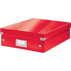 Leitz PUD�O Z PRZEGR�DKAMI LEITZ CS A4 red 13888582 4002432135561