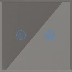 Art SMART WYŁĄCZNIK ŚWIATŁA WIFI podwójny szary ART oem 13892625 5906721172253