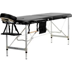Bodyfit Stół, łóżko do masażu 2-segmentowe aluminiowe 13893795 5905771300456