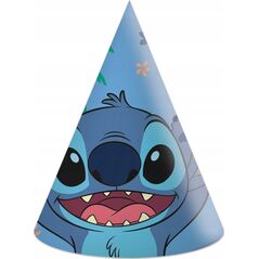 GoDan Czapeczki papierowe Stitch & Angel Disney 6szt 13910377 5201184969144