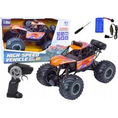 LeanToys Auto terenowe R/C 1:8 amortyzatory pomarańczowy 13915328 5905991007050