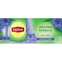 Lipton Herbata LIPTON zielona, Earl Grey, 20 torebek 13918135 5063270105450