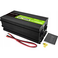 Przetwornica Green Cell GREEN CELL PRZETWORNICA LCD 48V/230V 5000W/10000W CZYSTY SINUS INVGC48P5000LCD 13919669 5904326374584