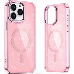 Hurtel Etui Glitter Case MagSafe na iPhone 16 Pro Max - różowe z brokatem 13921440 5907769363962