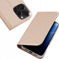 Dux Ducis Etui Dux Ducis Skin Pro na iPhone 16 Pro z klapką i miejscem na kartę - różowe 13921482 6934913004197