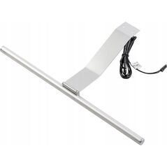 Lampa stołowa GTV GTV Abella LD-AB18ZB-53 wysięgnik 1x5.4W LED srebrny 13929674 5908231396303
